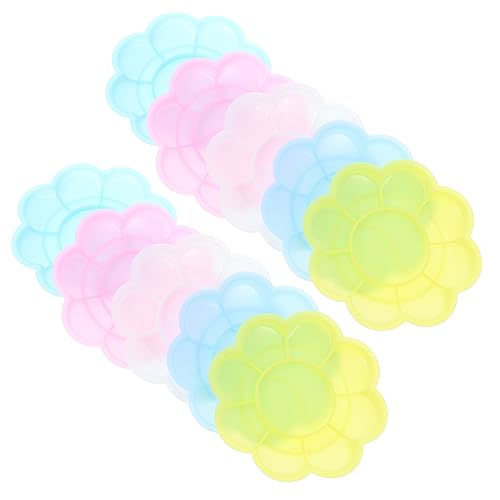 BEBEMOKO Plastic Palette Set 100pcs Pigment Trays for Art Students Professional Artists