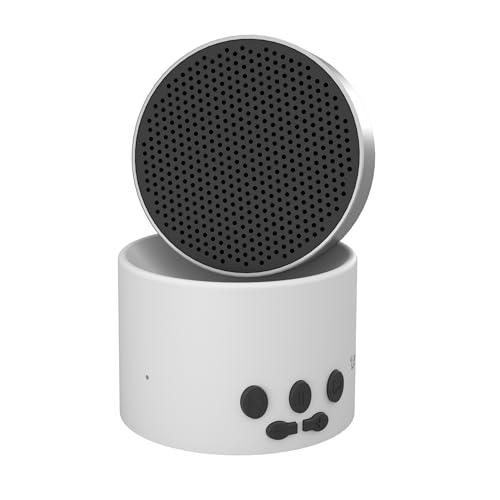 Lectrofan Micro2 Máquina portátil de ruido blanco y ventilador Generador de sonido y altavoz Bluetooth (Blanco)