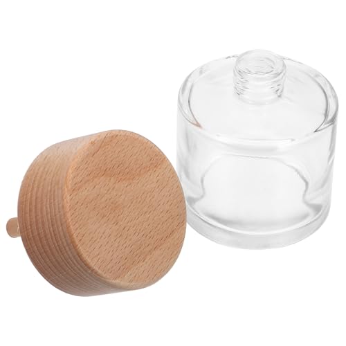 Difusor de Aceites Esenciales Cilíndrico con Tapa de Madera miniatura 1