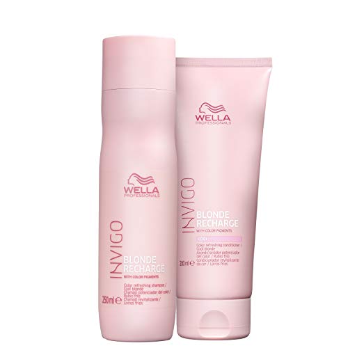 Kit Wella Professionals Invigo Blonde Recharge Duo (2 Produtos)