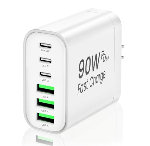 Image of 90W GaN USB C Charger Block