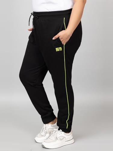 Image of Track Pants for Woman - High Waist Trousers for Woman, Cotton Joggers Pants for Women Gym & Casual Wear for Women's Sports