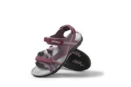 JOTA KA Sandalias Deportivas para Mujer – Verano, Transpirables y Ajustables, Suela Antideslizante, Senderismo y Casual (Purple, Sistema tallas calzado EU, Adulto, Mujer, Números, mediano, 41)