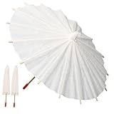 FOYTOKI 3個用油紙傘 ブランクグラフィティ傘 手描きアートクラフト用品 幼稚園 小学校 工作材料