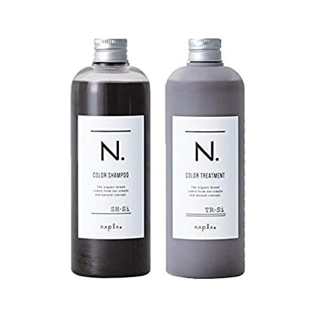 ナプラ N. エヌドット カラーシャンプー 320mL ＆ トリートメント 300g Si（シルバー） セット