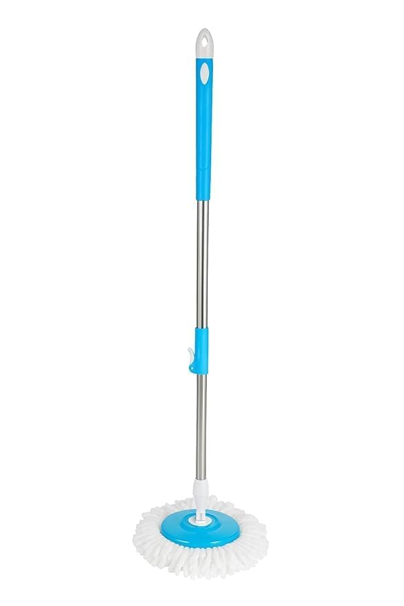 Spin Mop Stick for Floor Cleaning Without Bucket with Extendable Handle Rod Replace Old Pocha with Easy Mopping Cleaner for Mop & Home, Kitchen ||-picture-19