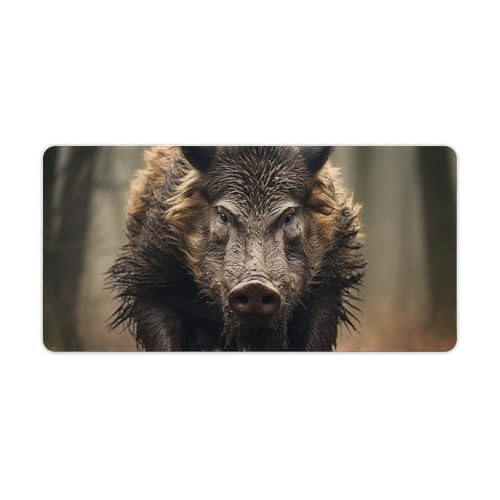 Alfombrilla Grande Wild Boar Photos con Base Antideslizante miniatura 1