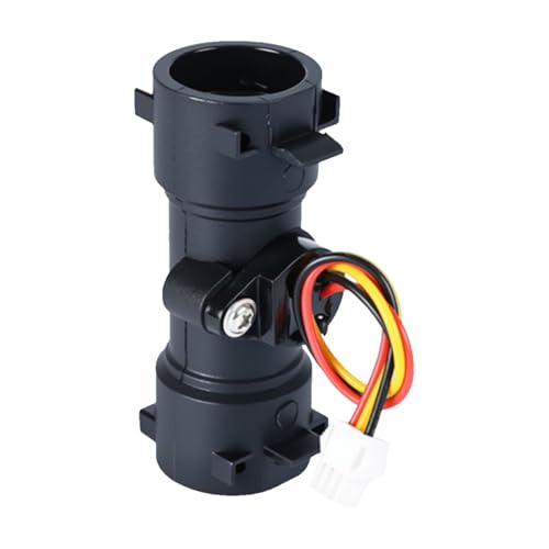Medidor con termostato sensor y interruptor de flujo válvula reguladora