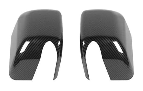 Tapas Espejo Coche Para J&eep Para W&rangler Para J&L 2018-2022 Espejo Retrovisor Coche Cubierta Decorativa ABS Fibra Carbono Adhesivo Protector Tapa Lateral Carcasa(2pcs Carbon fiber)