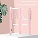 MoKo Protective Case Compatible with Apple Pencil Pro, Apple Pencil 2nd Generation, Retractable Protective Case for Apple Pencil with Clip, Apple Pencil PC Cover, Double-Tap Stand, Light Pink