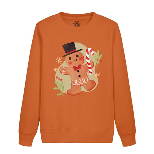 Pain d'épice magique de Noël le sweatshirt enfant au dessin traditionnel