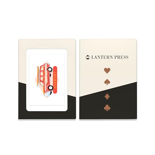 Lantern Press Duxbury, cartas póker 52 naipes miniatura 4