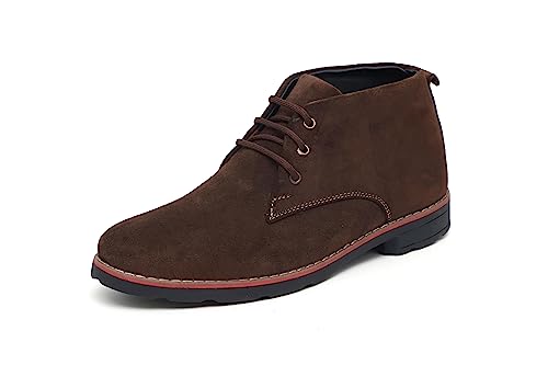 Image of ARAMISH Men's Suede Leather Lace Up Formal Ankle Chukka Boots