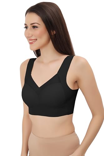 Image of Fabluk ICY Silk Seamless Pushup Sporta Bra, Padded, Full Coverage, Yoga Bralette Tank Top for Workout & Gym