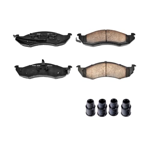 Image of PowerStop Front Brake Pads for Mercury Villager 1993-02 | Nissan Quest 1993-02 - Z17 Ceramic Brake Pads with Installation Hardware, 17-576