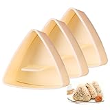 3 Molde Onigiri Para Sushi Casero Y Bolas De Arroz Onigiri Molde Superficie Lisa Fácil De Limpiar Adecuado Para Familias Y Fiestas