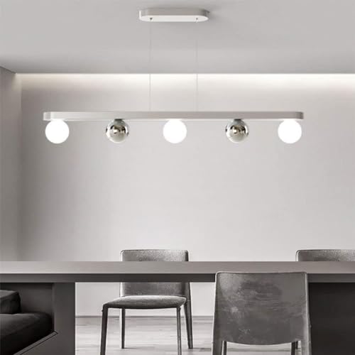 Lustre LED moderne suspension minimaliste acier pour décoration maison et séjour