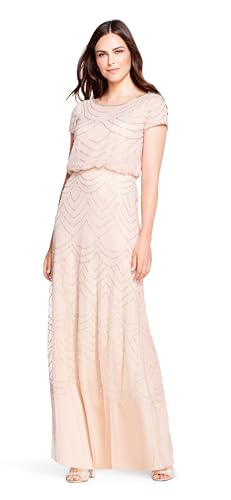 Image of Adrianna Papell Embellished Mikado Gown