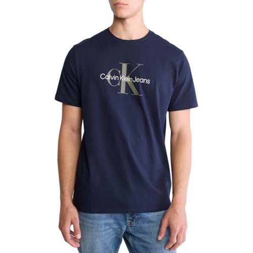 Calvin Klein Men's Monogram Logo Crewneck T-Shirt3