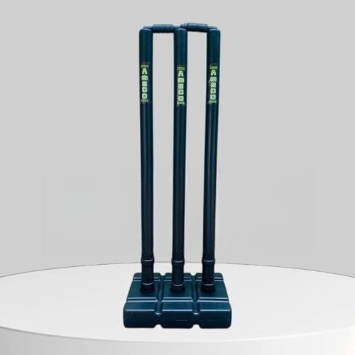 AMEGO Cricket Stumps Set with Base and 2 bails-image-28