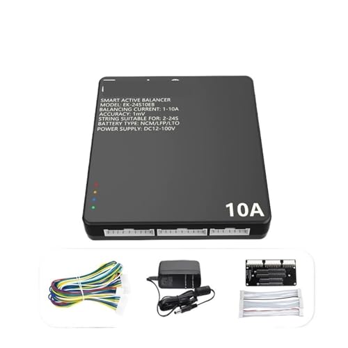 LDHJBNAC PowerDog 2A -15A Smart Active Balancer 2S~24S Li-ion Lifepo4 NCA Lithium Battery Active Balancer(EK-24S10EB)