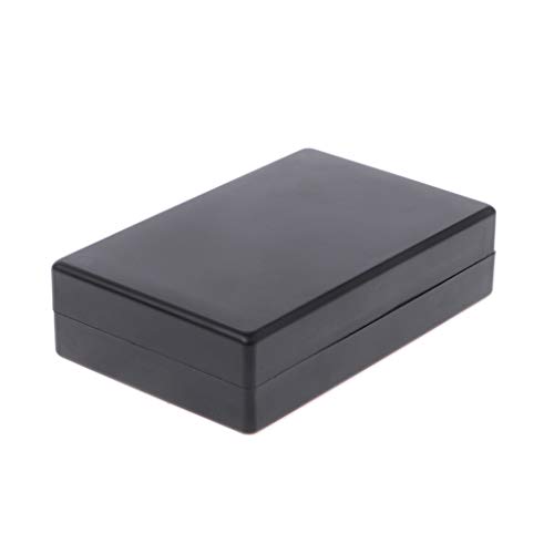 Buwei 125x80x32mm Caja Negra Impermeable Proyecto electrónico Conector de Caja de Instrumentos Cover