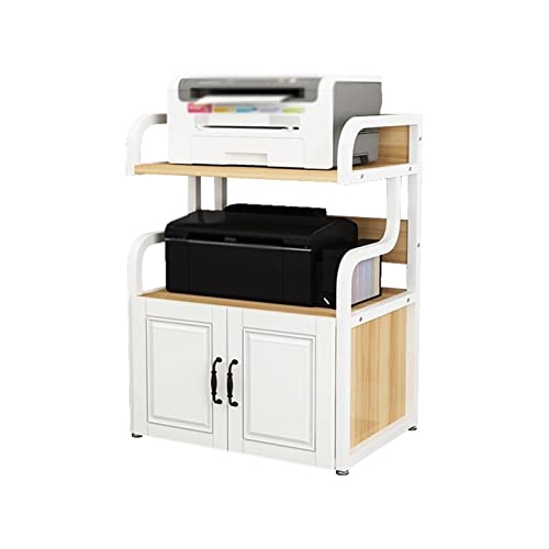 Soporte para impresora, estante multicapa resistente de suelo a techo, archivador para oficina en casa, mesa de impresora duradera, diseño que ahorra espacio