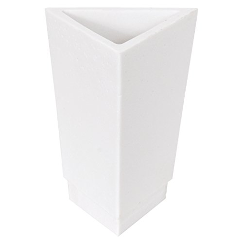 141841 Bicchiere per spazzolino da Denti Suez in poliresina 30 x 20 x 15 cm bianco