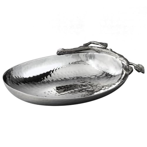 212 Main Sparkle Silver Leaf Nut Dish