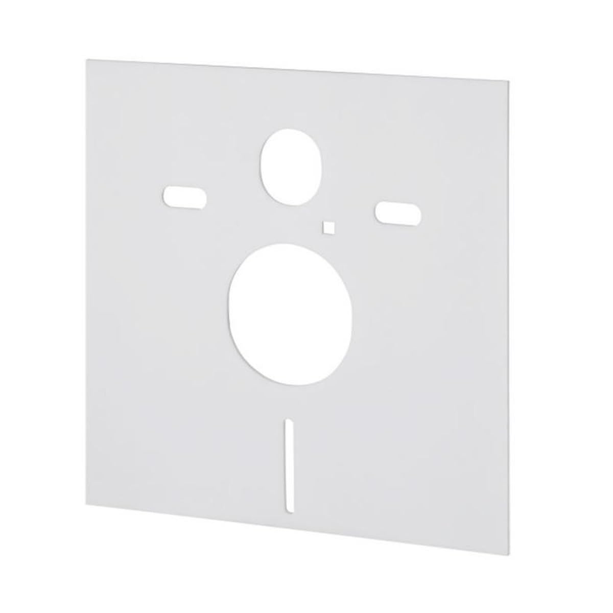 Geberit Duofix SANI11CA1130 - Set de inodoro Gaia con asiento de cierre suave y placa de accionamiento Delta01, cromo brillante