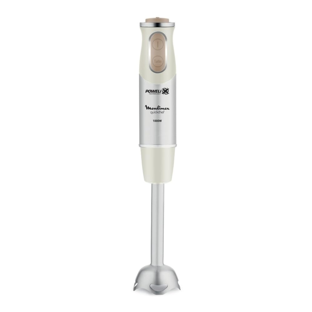 Batidora de mano Moulinex Quickchef/ 1000W/ 10 Velocidades/ Capacidad 800ml/ Incluye Varillas, Picadora y Vaso Medidor