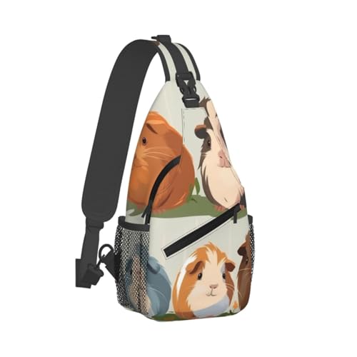 Bolso cruzado para hombre con ilustración animal miniatura 2