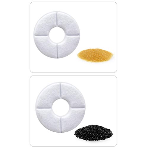 Filtros de substituição de carbono DOITOOL 8 peças para bebedouro de animais de estimação gato cão f