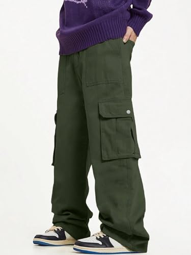 Image of Lymio Cargo for Men || Cotton Cargo Pant || Drawstring Waist Pant (Also Available in Plus Sizes) (141-144)