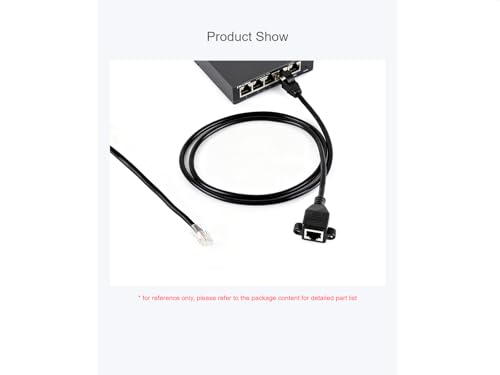 Cable de extensión Ethernet CAT.5e RJ45 1 metro paquete 2 miniatura 4