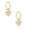 Kendra Scott Ari Heart Huggie Earrings for Women, Fashion Jewelry