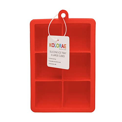 Bandejas de silicona para cubitos de hielo Kolorae 6 piezas miniatura 4