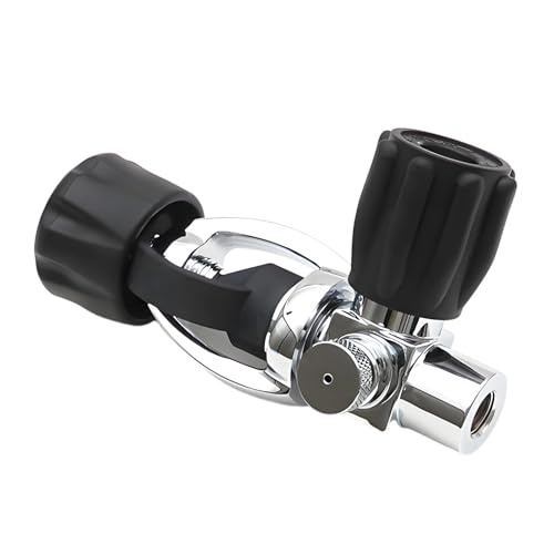 Conector de buceo de cobre cromado para evitar fugas en cilindro