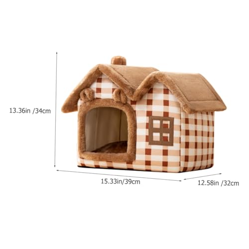 Sosoport Casa De Gato Para Animais De Estimação Ninho De Gato Universal Casa De Dormir Para Animais