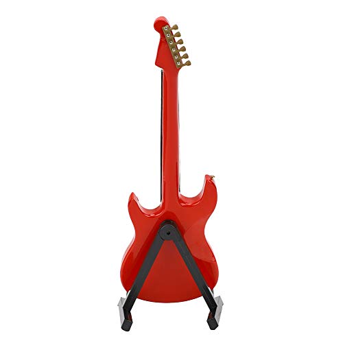 AMONIDA Artisanat de Guitare Rouge Miniature, Beau modèle de Guitare électrique, Ornement de Bureau pour Les Amateurs de… - Les Beatles, Paul McCartney, John Lennon, RIngo Starr, George Harrison AMONIDA Artisanat de Guitare Rouge Miniature, Beau modèle de Guitare électrique, Ornement de Bureau pour Les Amateurs de…