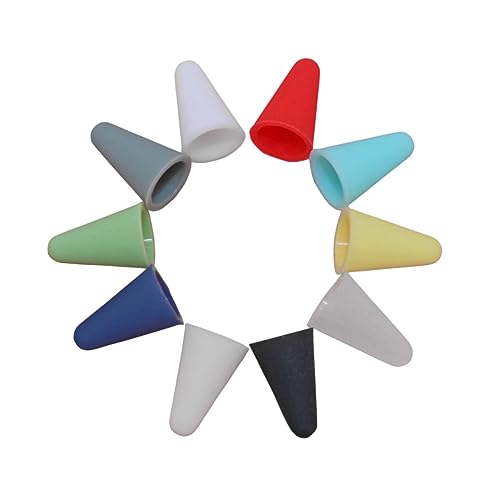 FRCOLOR 10個 スクリーンタッチペンキャップ ペンカバー シリコンケース ライト