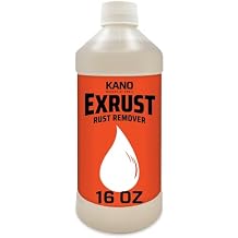 Kroil Exrust Rust Remover - Fast-Acting Chemical Rust Dissolver & Corrosion Cleaner - Heavy-Duty Penetrating Oil Formula - Safe on Steel, Iron & Automotive Parts - Bottle - 16 oz - 1 Pack EX161