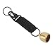 SPYMINNPOO Bear Bell, Brass Camping with Whistle Set Family Travel Safety Gear Keychain for Hiking, Biking, Climbing, Camping, Outdoors (Black)