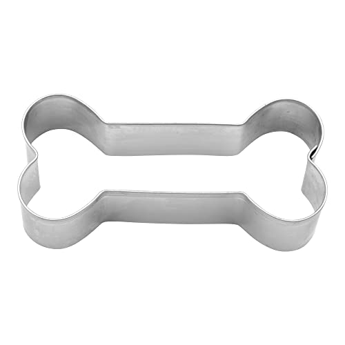 BekkiB 880352-2er Set 'Pfote & Knochen' - Ausstechformen aus Edelstahl für Hunde-Kekse oder Leckerlis - Ausstecher zum Backen & Basteln