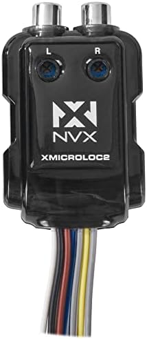 XMICROLOC2 | 300W 2-Channel Speaker Cable to RCA Adjustable Line Output Converter with Remote Turn On