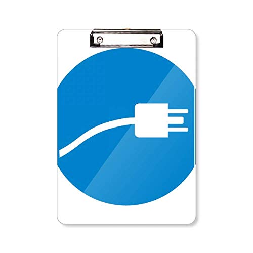Câble de charge bleu format A4 pour ranger ses câbles