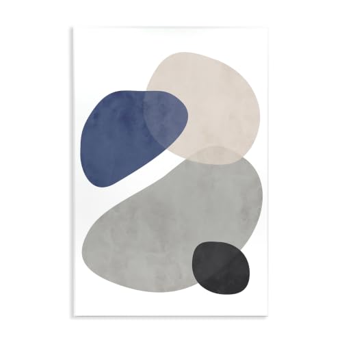 Minimal Geometric Nature, 13 x 19 Inch Mounted Print on Wall Plaque