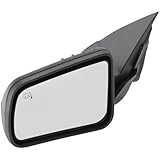 JC Whitney Driver Side Power Heated Mirror for Ford Focus 2008-2011 with 2 Caps Coupe & Sedan,