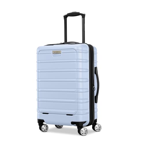 Image of Samsonite Omni 2 Hardside Expandable Luggage with Spinner Wheels, Pale Blue, Pro Carry-on Spinner, Omni 2 Hardside Expandable Luggage With Spinner Wheels