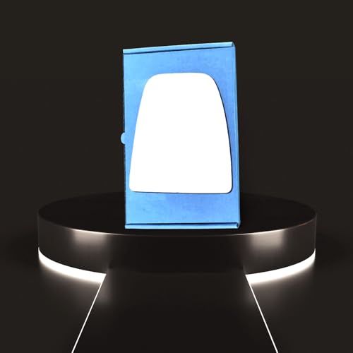 Fits IVECO Daily and Daily CHASSIS CAB 2015-2024, Convex Wing Mirror Glass, With Self-Adhesive Backing Plate, Right Hand UK driver side.